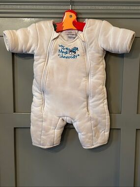 Baby Merlin's Magic Sleepsuit Cotton Yellow Size Large 6-9 Months